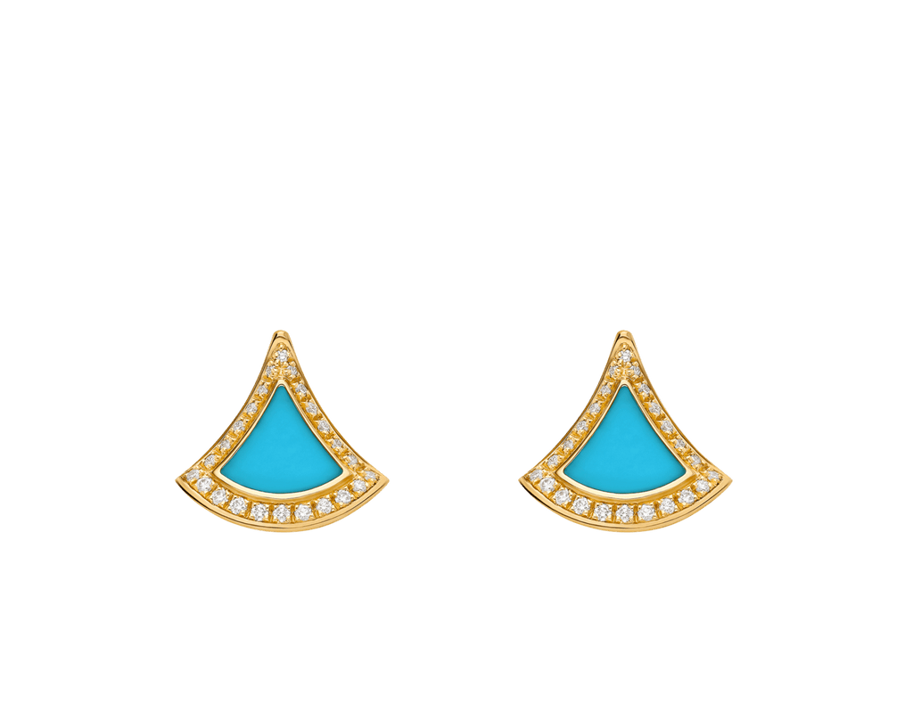 Carave Paris Onyx Pavé Fan Stud Earrings