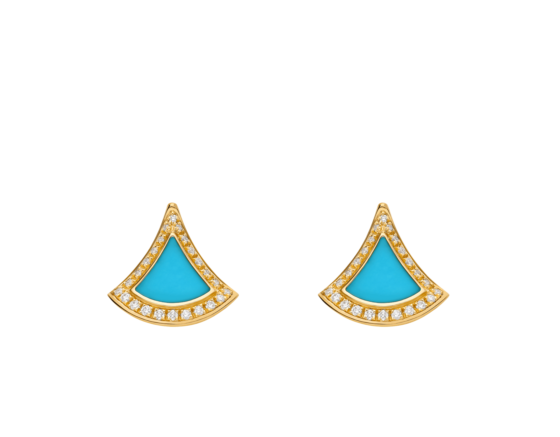 Carave Paris Onyx Pavé Fan Stud Earrings
