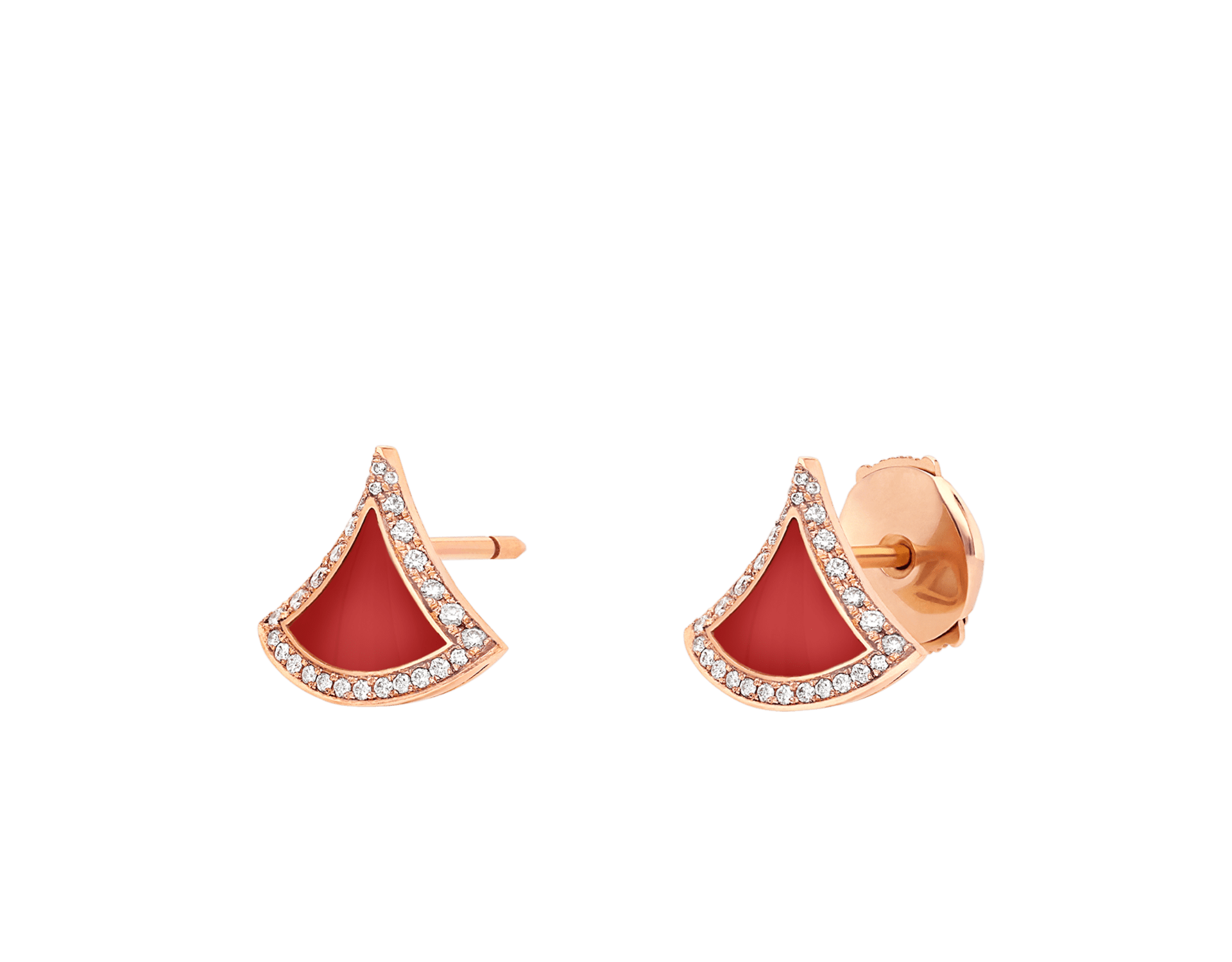 Carave Paris Onyx Pavé Fan Stud Earrings