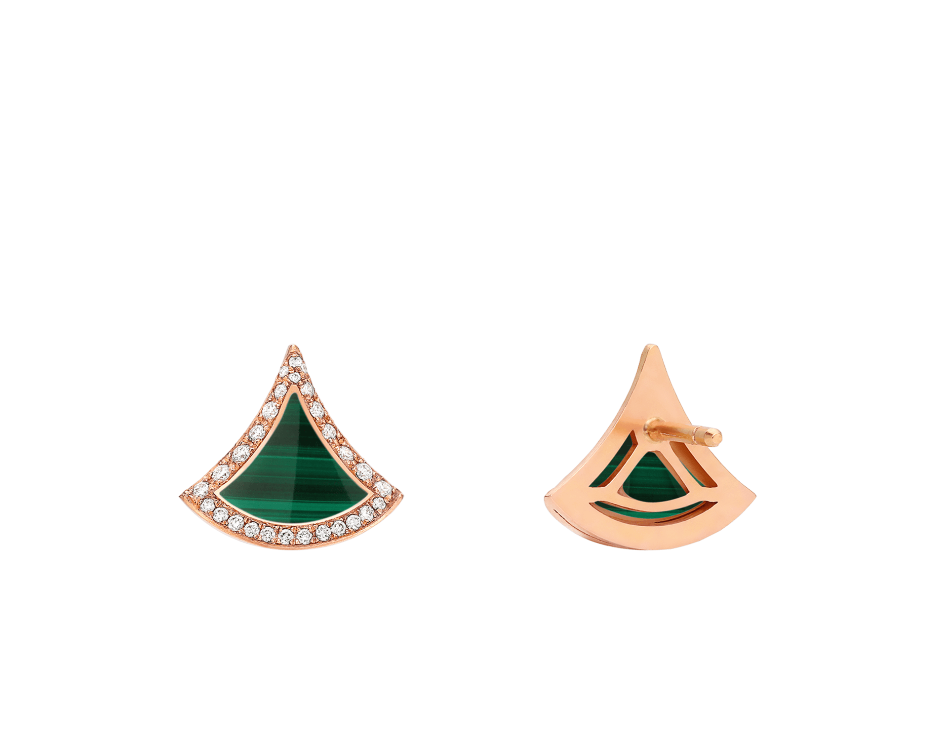 Carave Paris Onyx Pavé Fan Stud Earrings