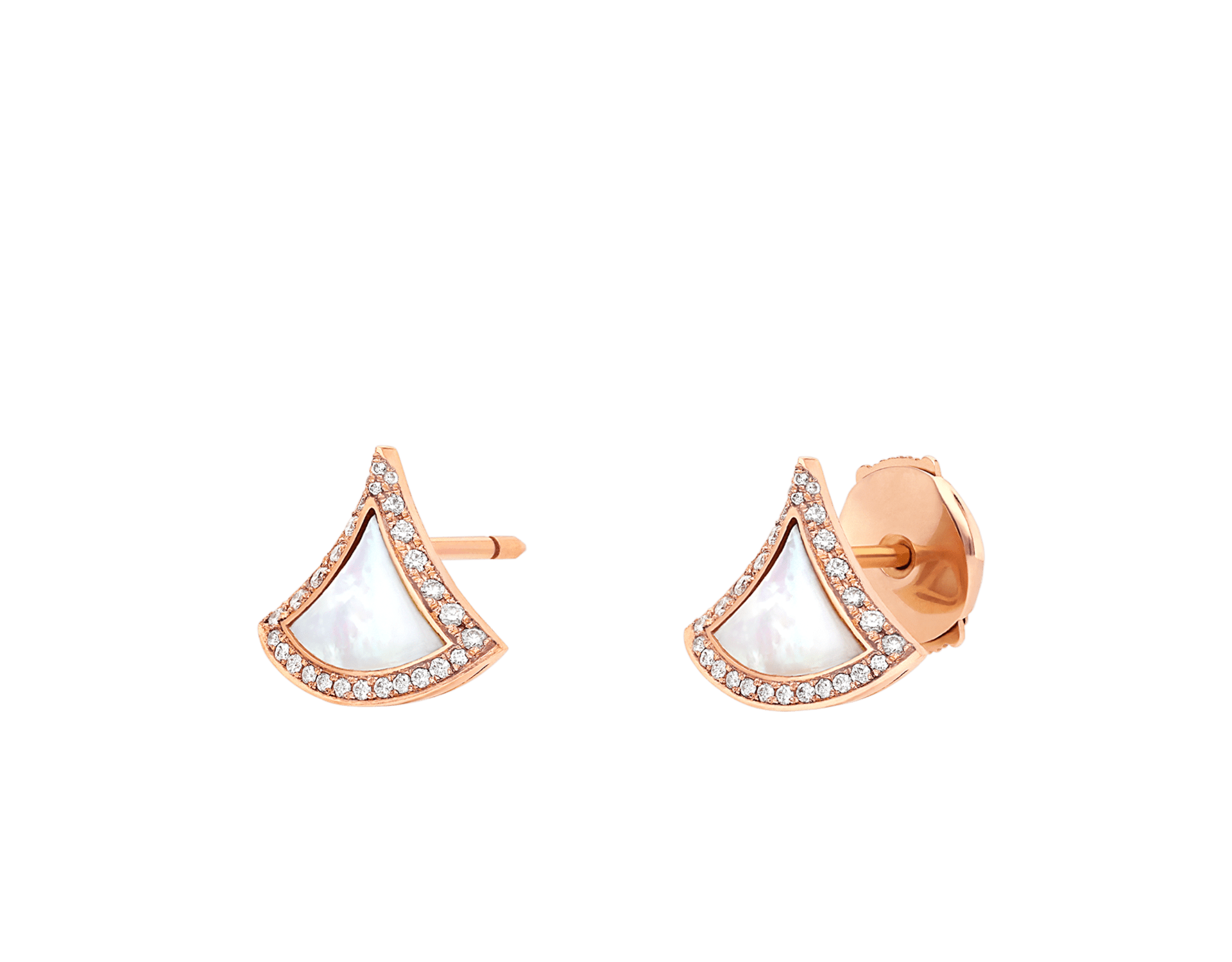 Carave Paris Onyx Pavé Fan Stud Earrings