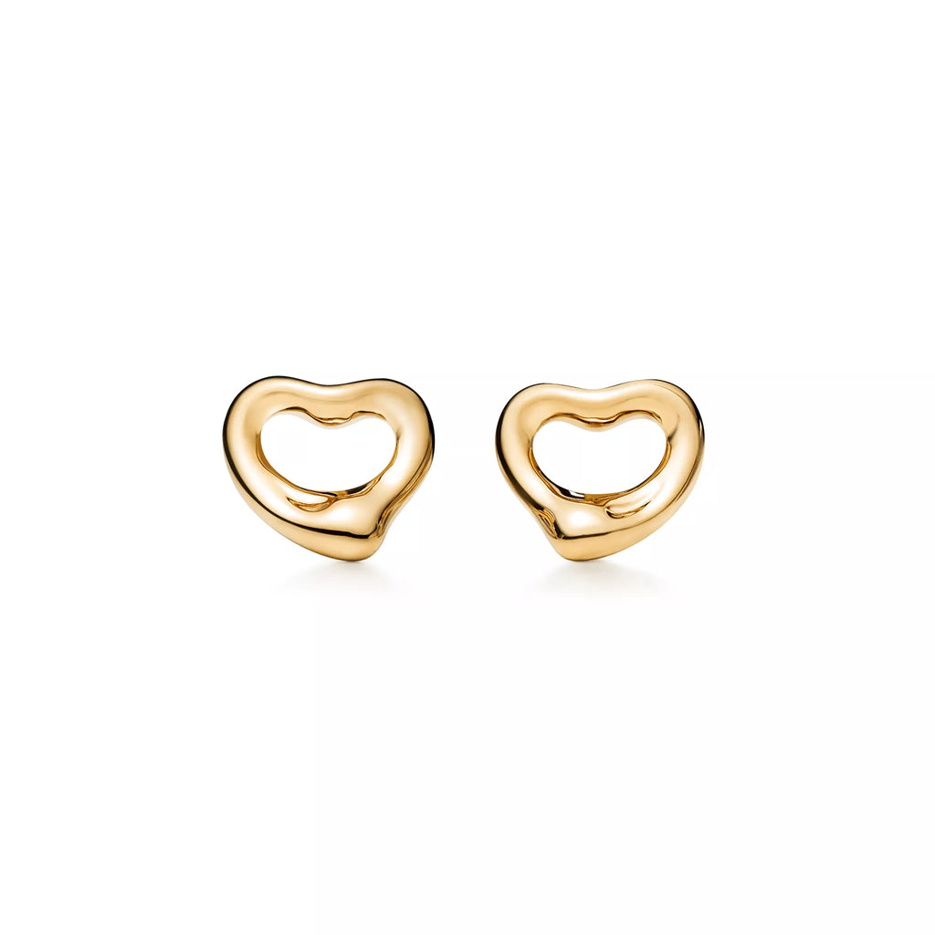 Carave Paris Open Heart Polished Stud Earrings