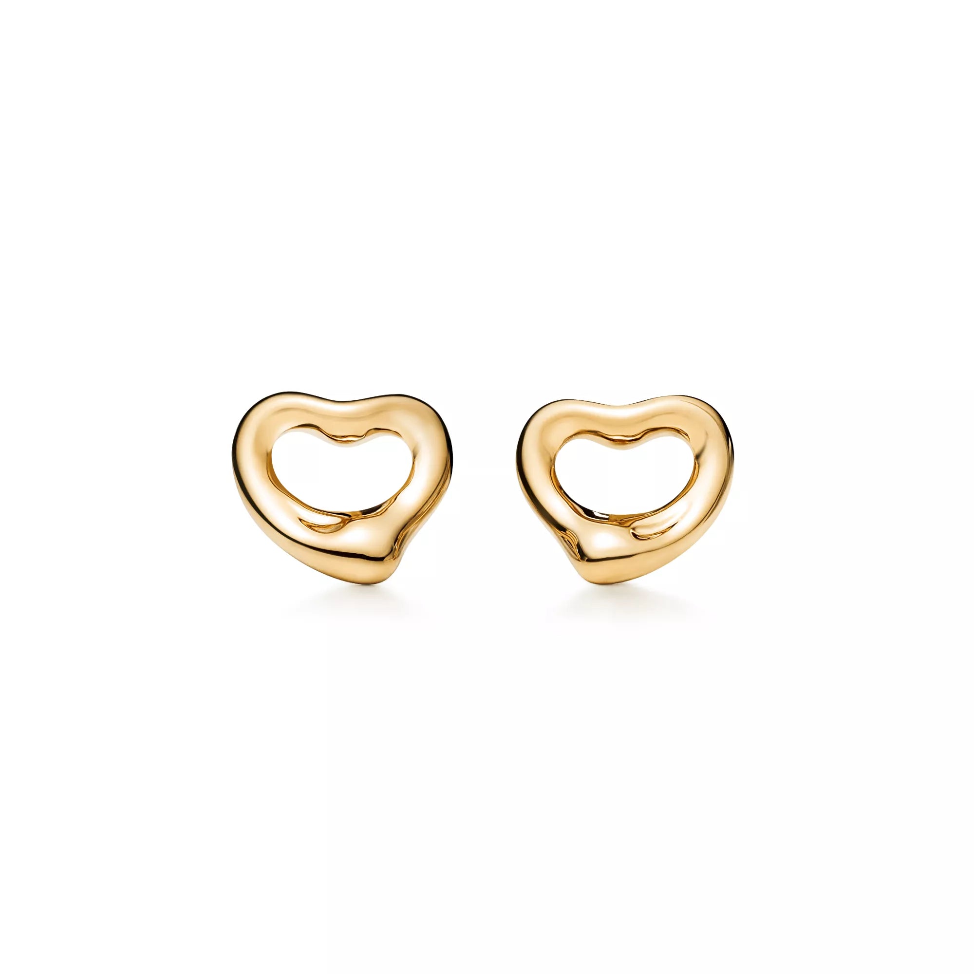 Carave Paris Open Heart Polished Stud Earrings