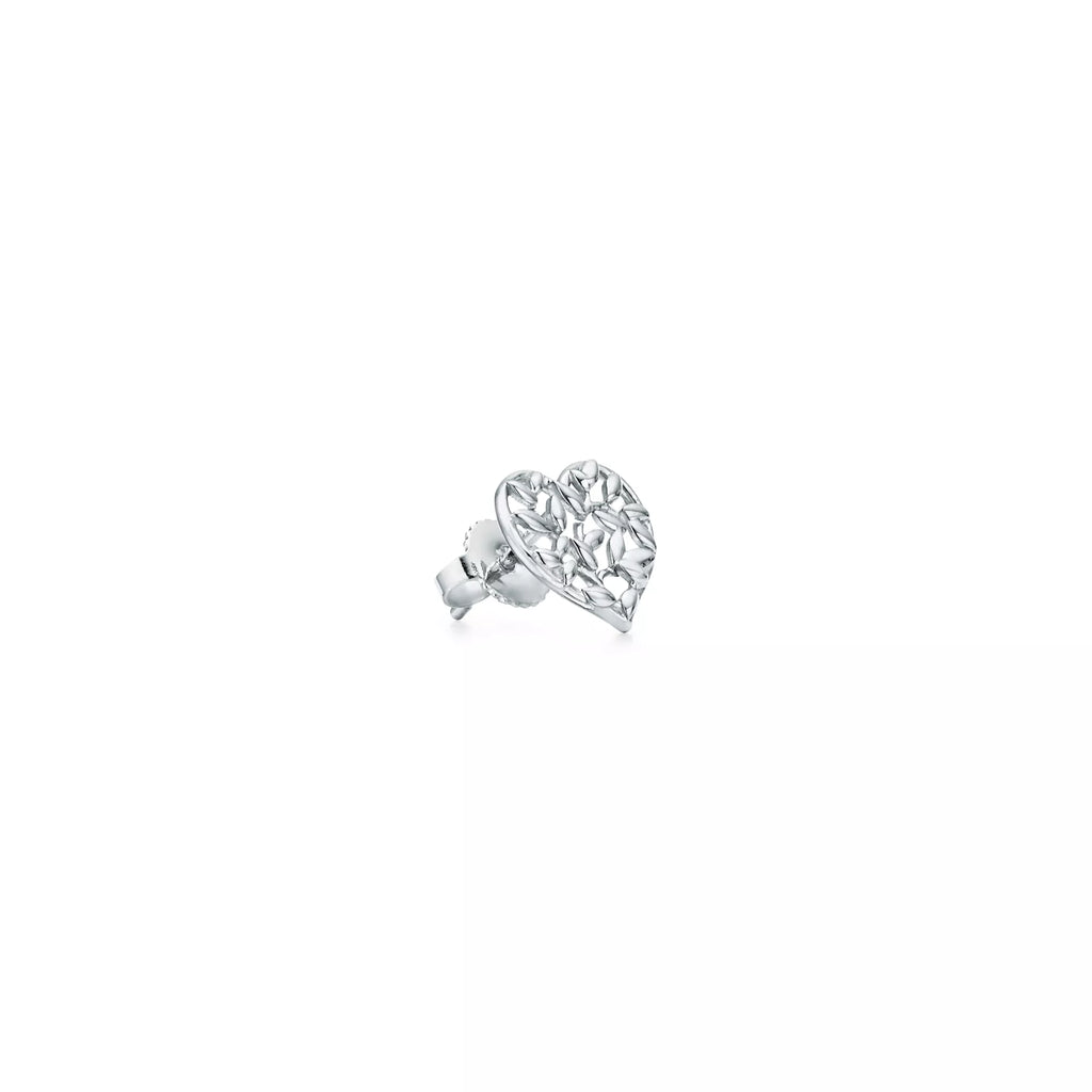 Carave Paris Openwork Heart Leaf Stud Earrings