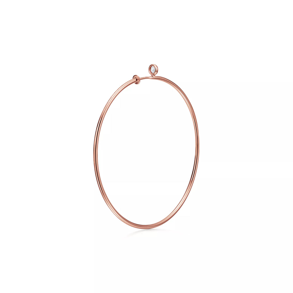 Carave Paris Oval Diamond Accent Hoop Earrings