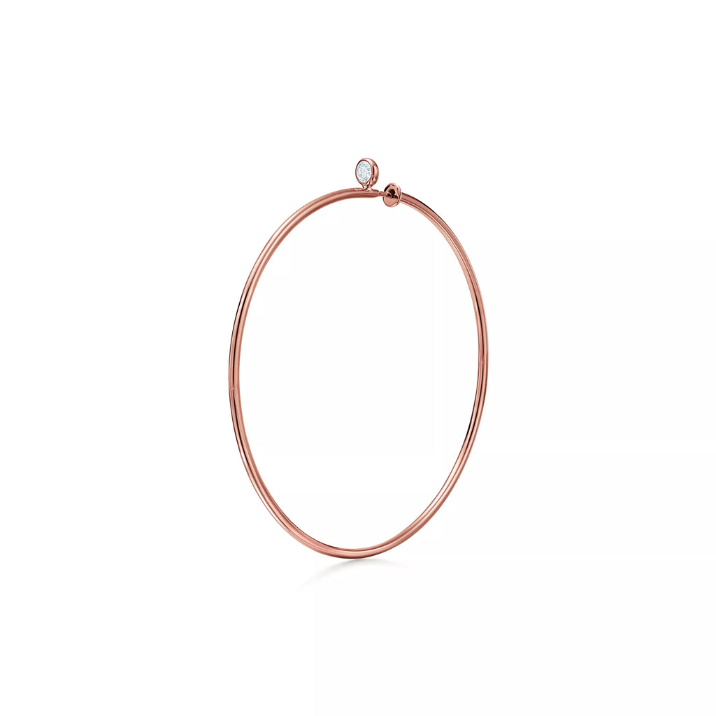 Carave Paris Oval Diamond Accent Hoop Earrings