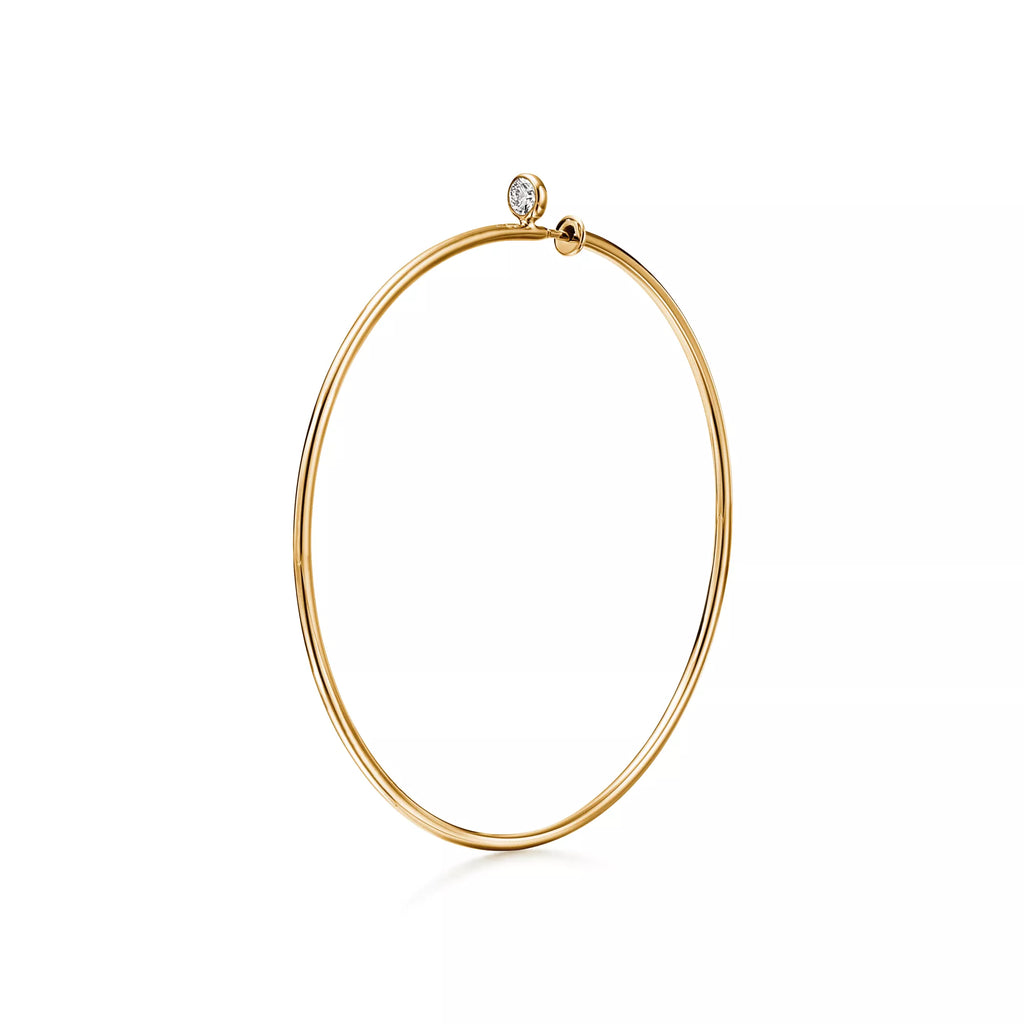 Carave Paris Oval Diamond Accent Hoop Earrings