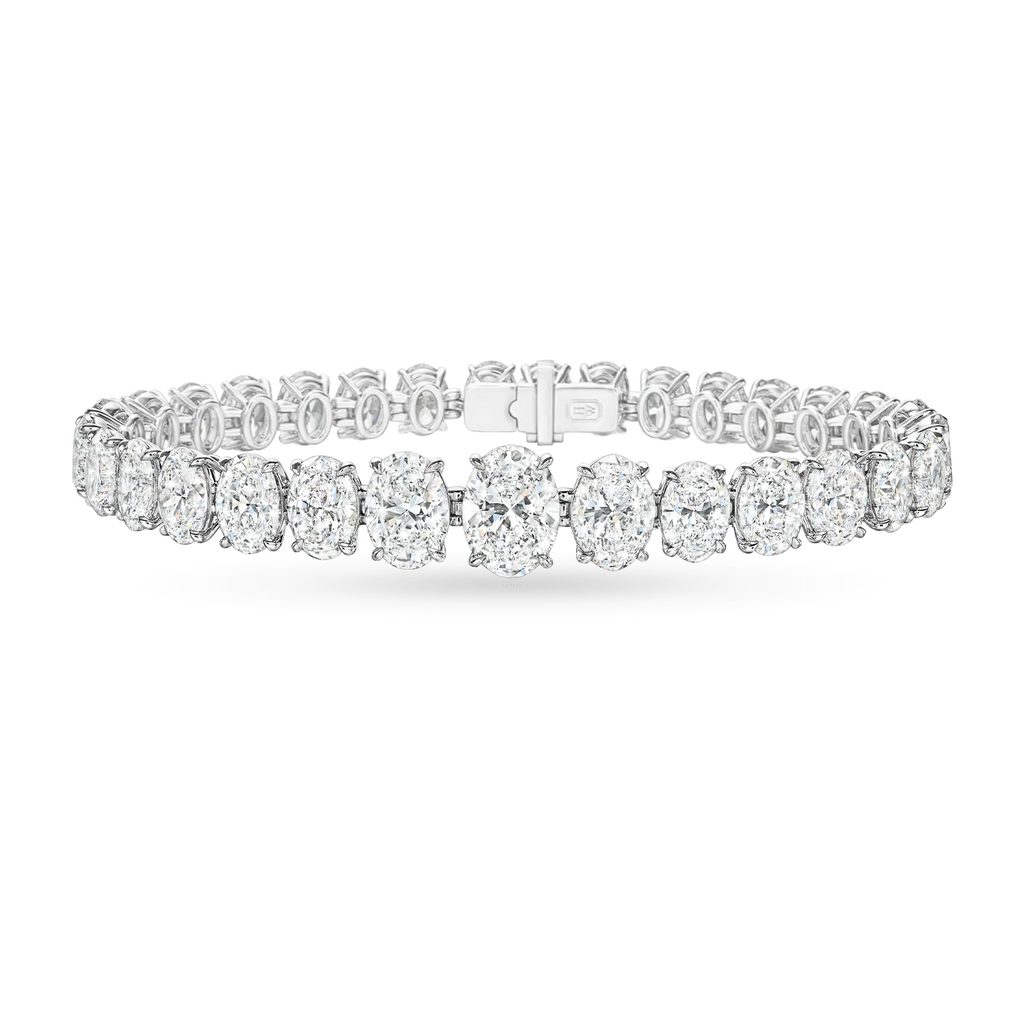Carave Paris Oval Diamond Tennis Bracelet