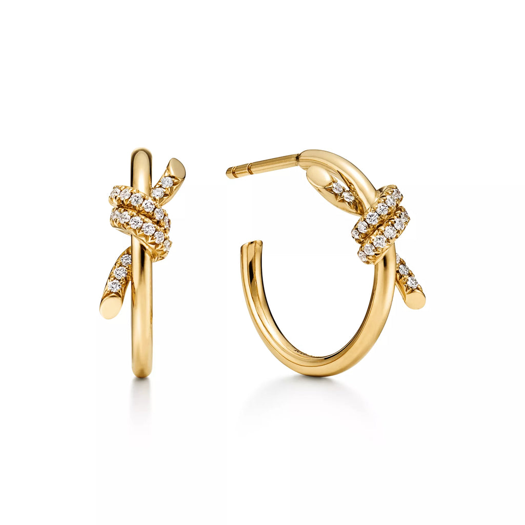 Carave Paris Pavé Barbed Hoop Earrings
