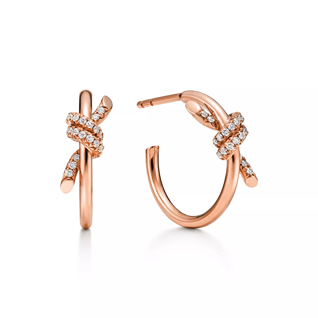 Carave Paris Pavé Barbed Hoop Earrings