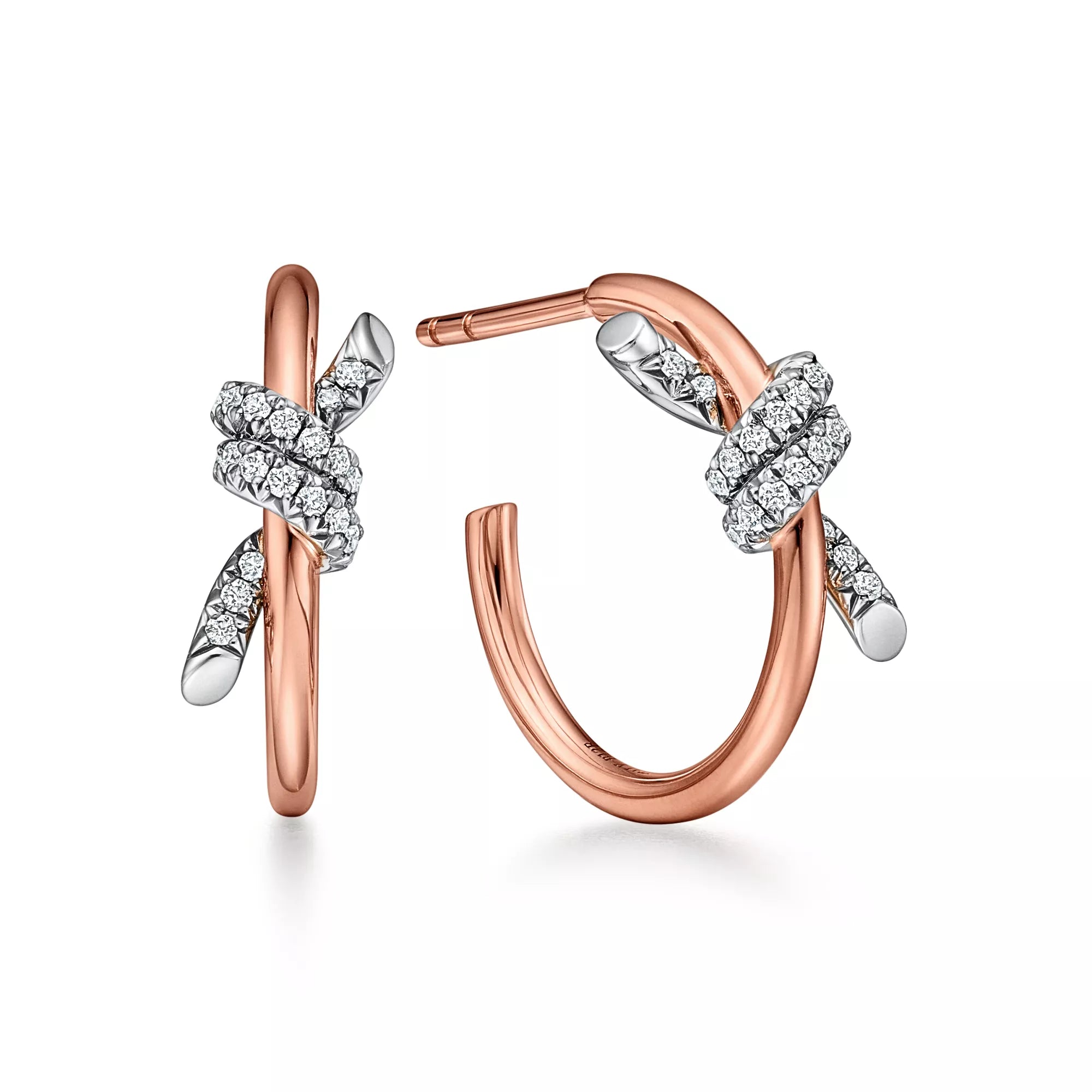 Carave Paris Pavé Barbed Hoop Earrings