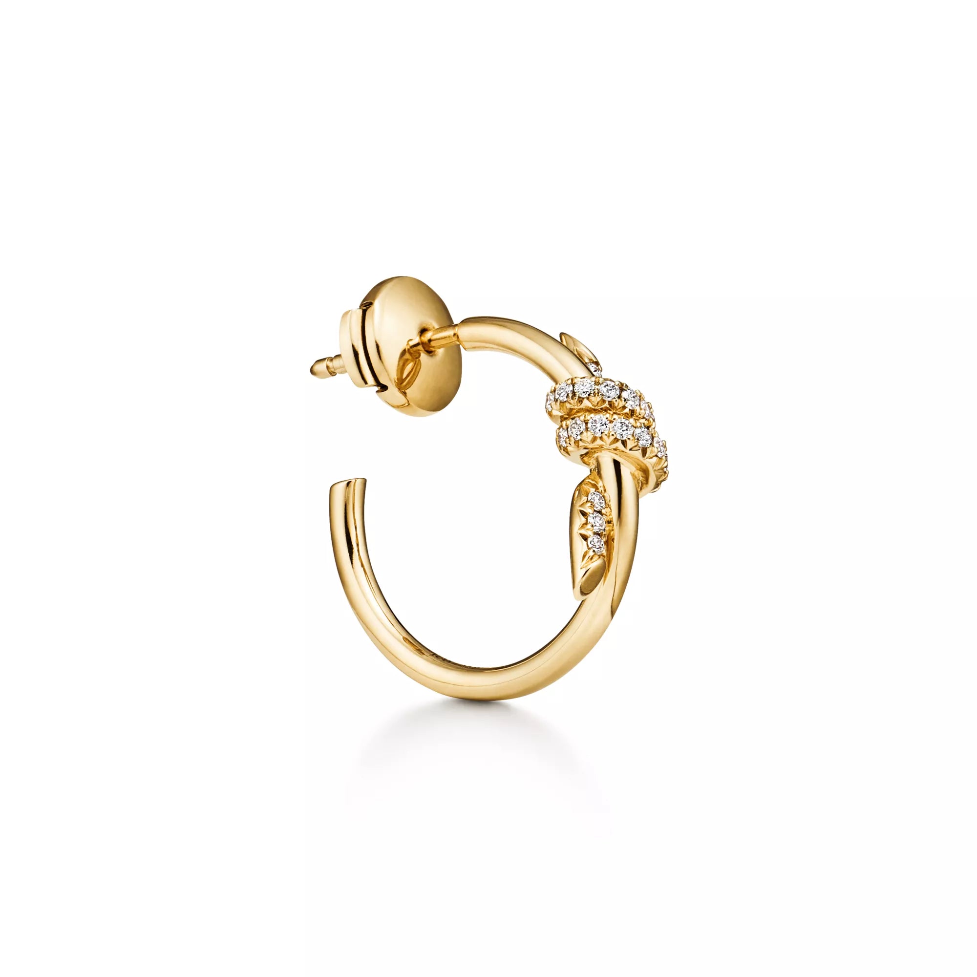Carave Paris Pavé Barbed Hoop Earrings