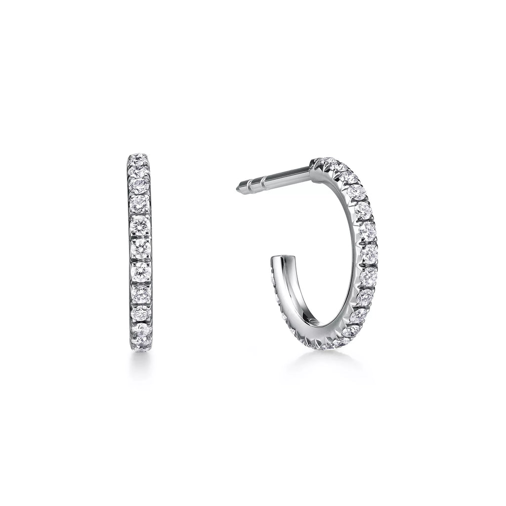 Carave Paris Pavé Classic Huggie Hoop Earrings  Short Description