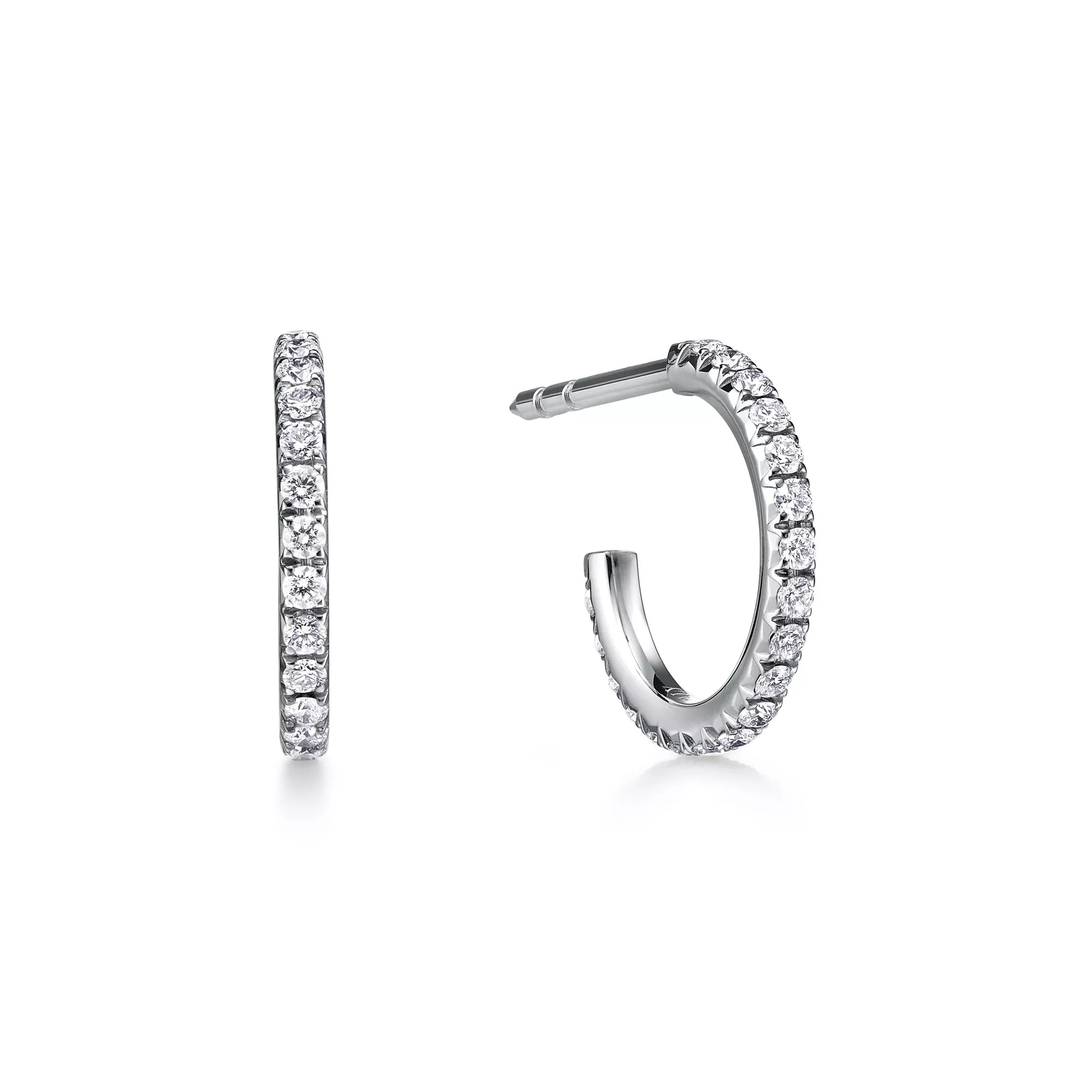Carave Paris Pavé Classic Huggie Hoop Earrings  Short Description