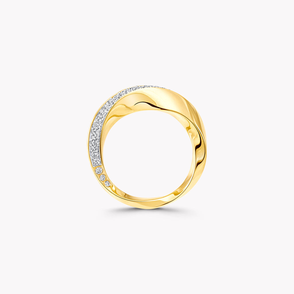 Carave Paris Pavé Crossover Band Ring