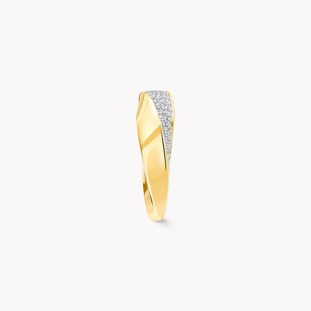 Carave Paris Pavé Crossover Band Ring