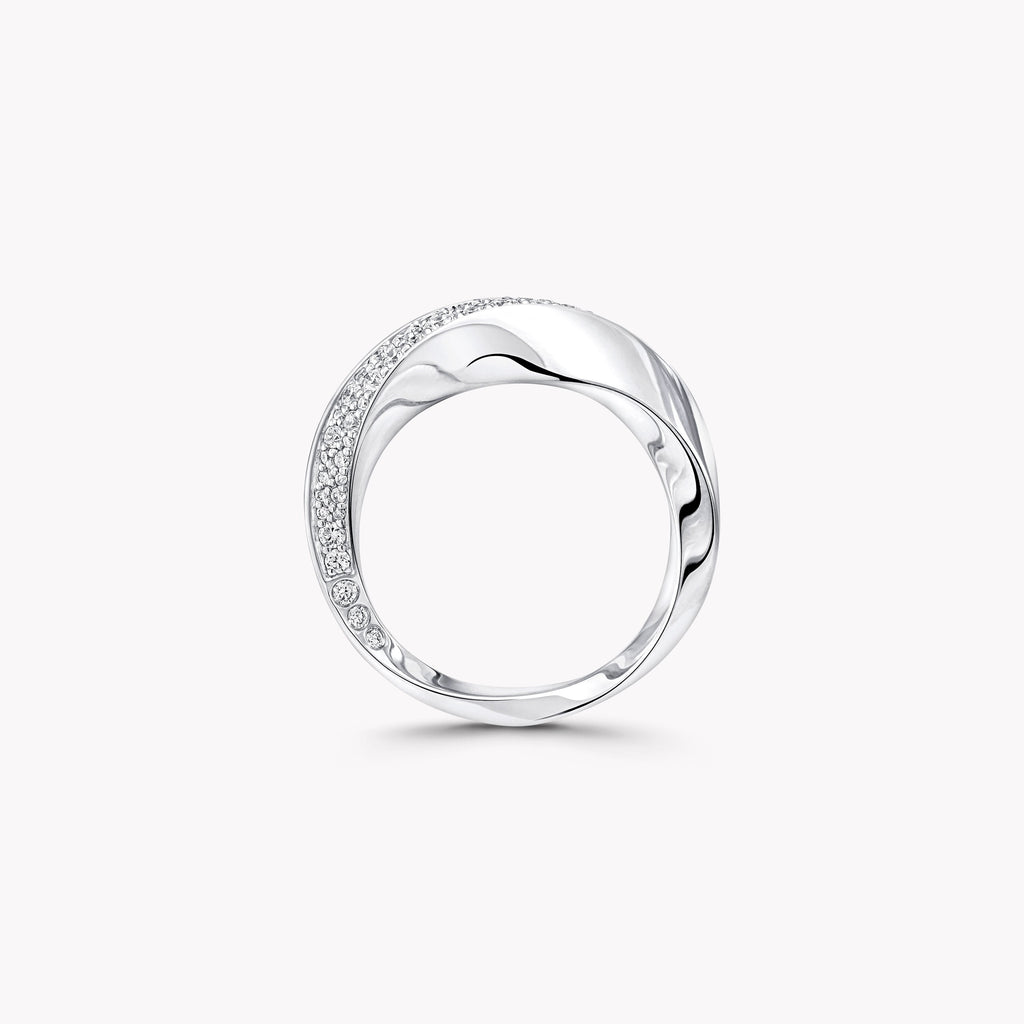 Carave Paris Pavé Crossover Band Ring