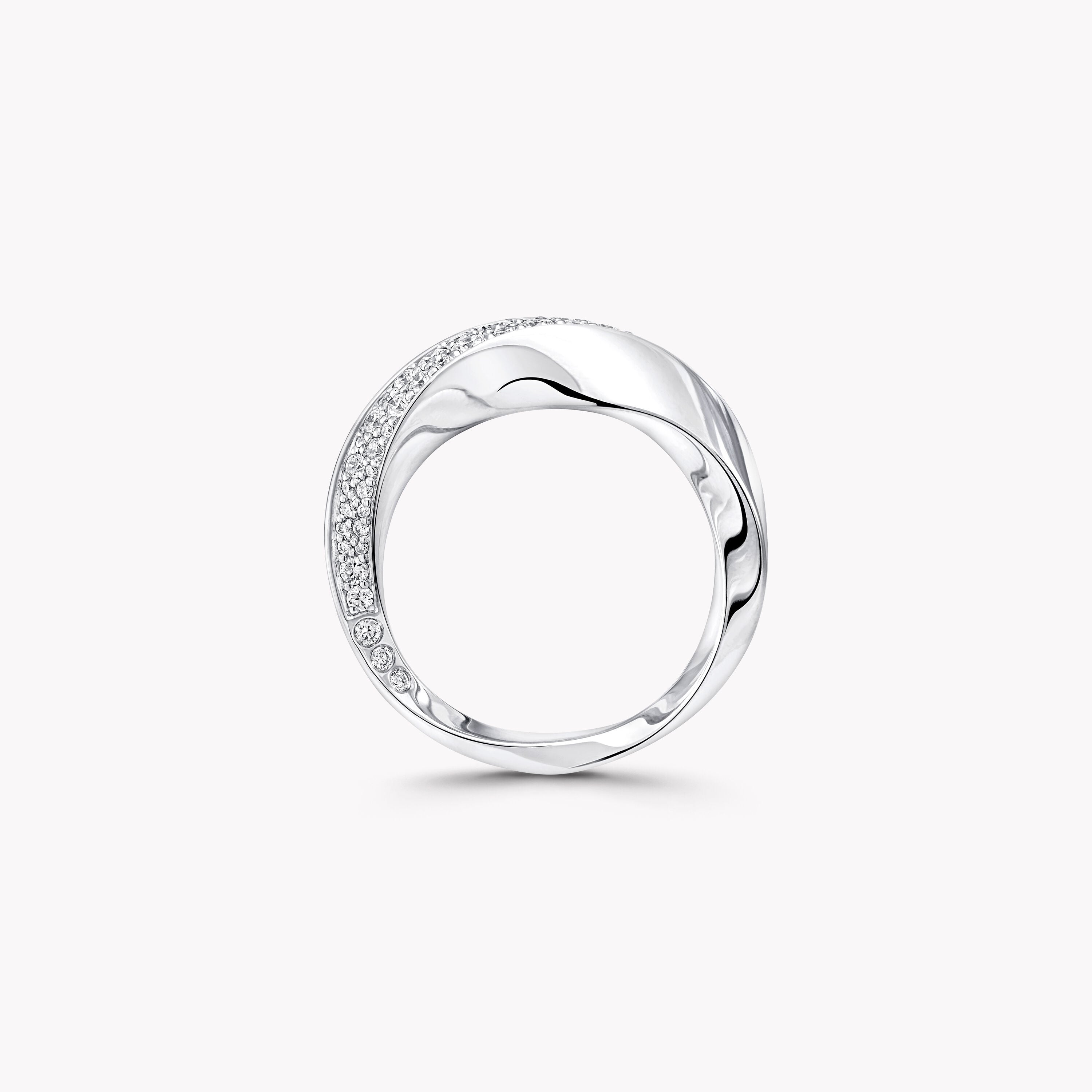 Carave Paris Pavé Crossover Band Ring