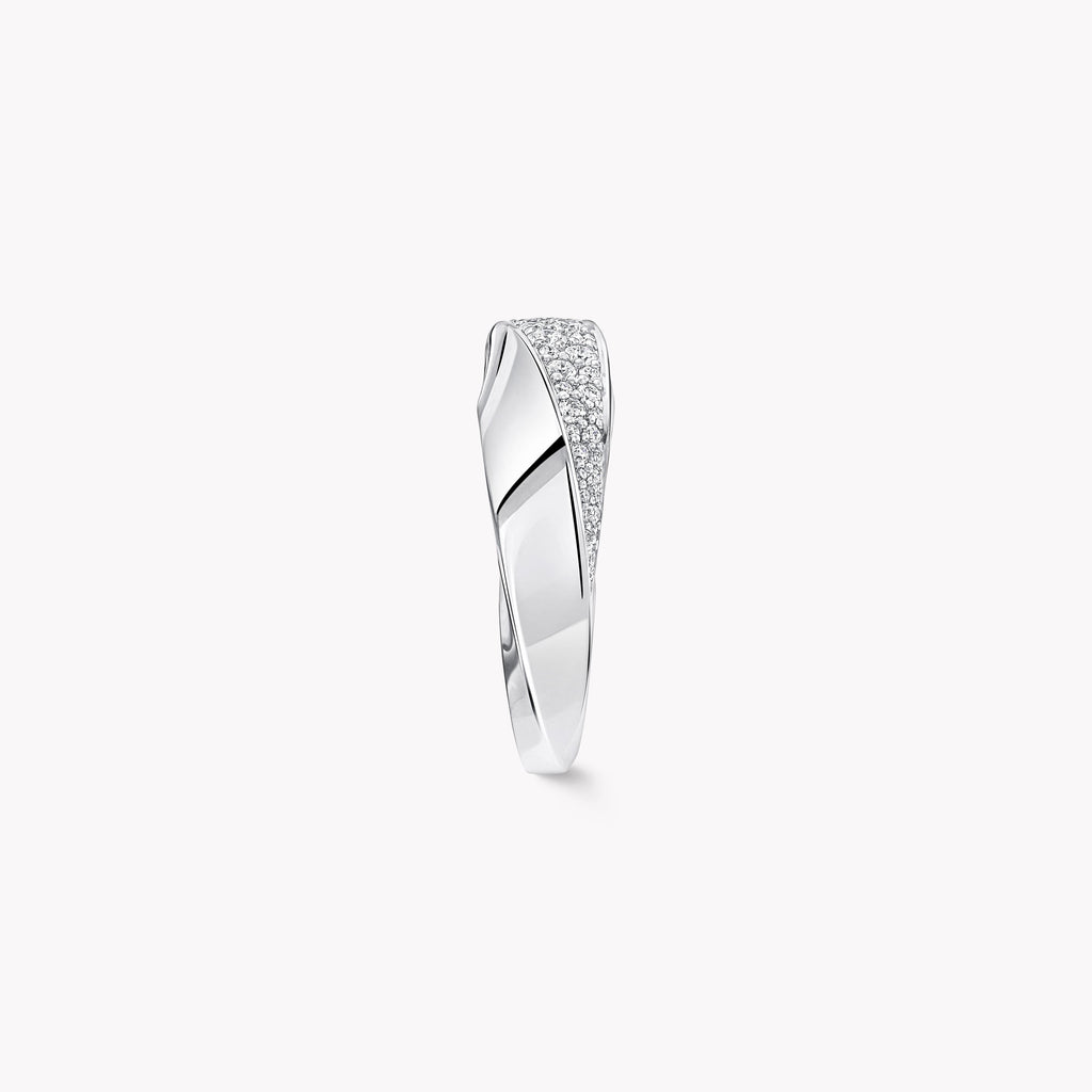 Carave Paris Pavé Crossover Band Ring