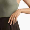 Carave Paris Pavé Crossover Band Ring