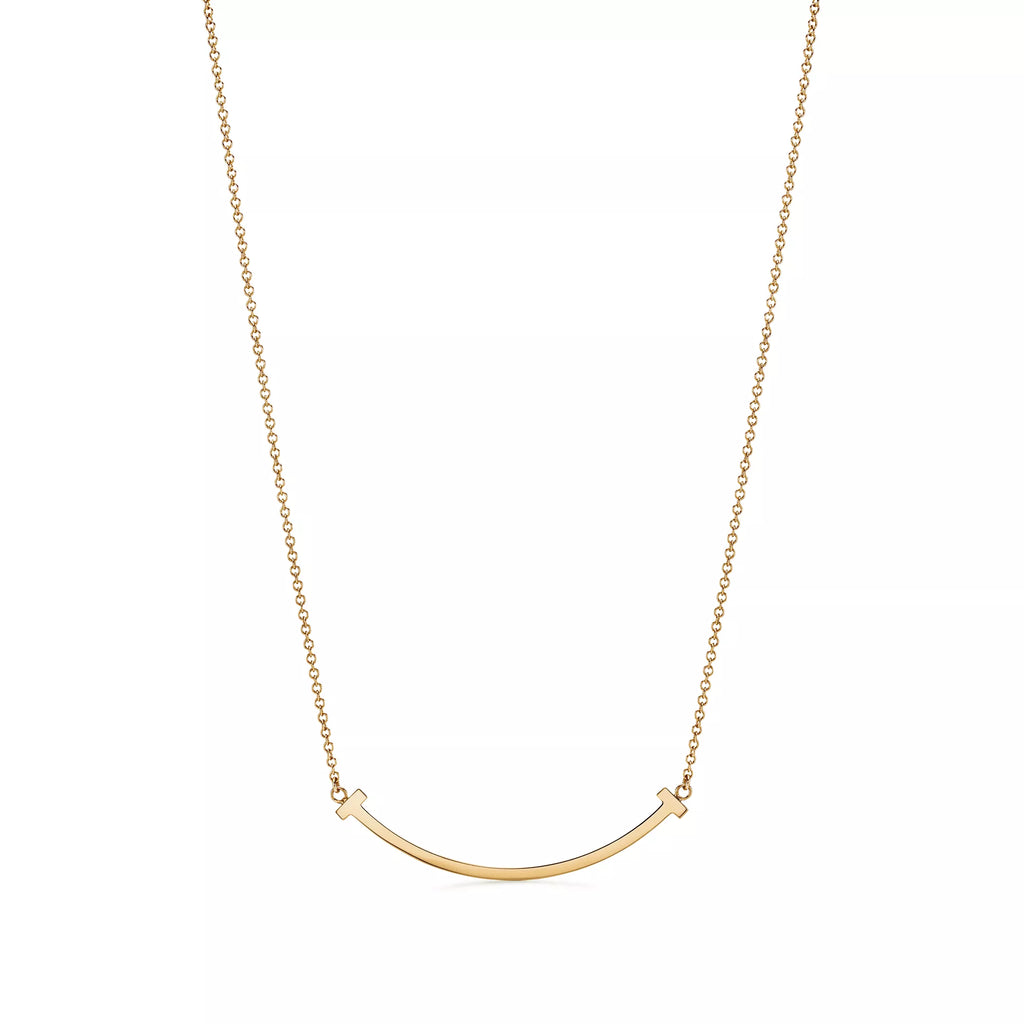 Carave Paris Pavé Curve Bar Diamond Necklace in Gold