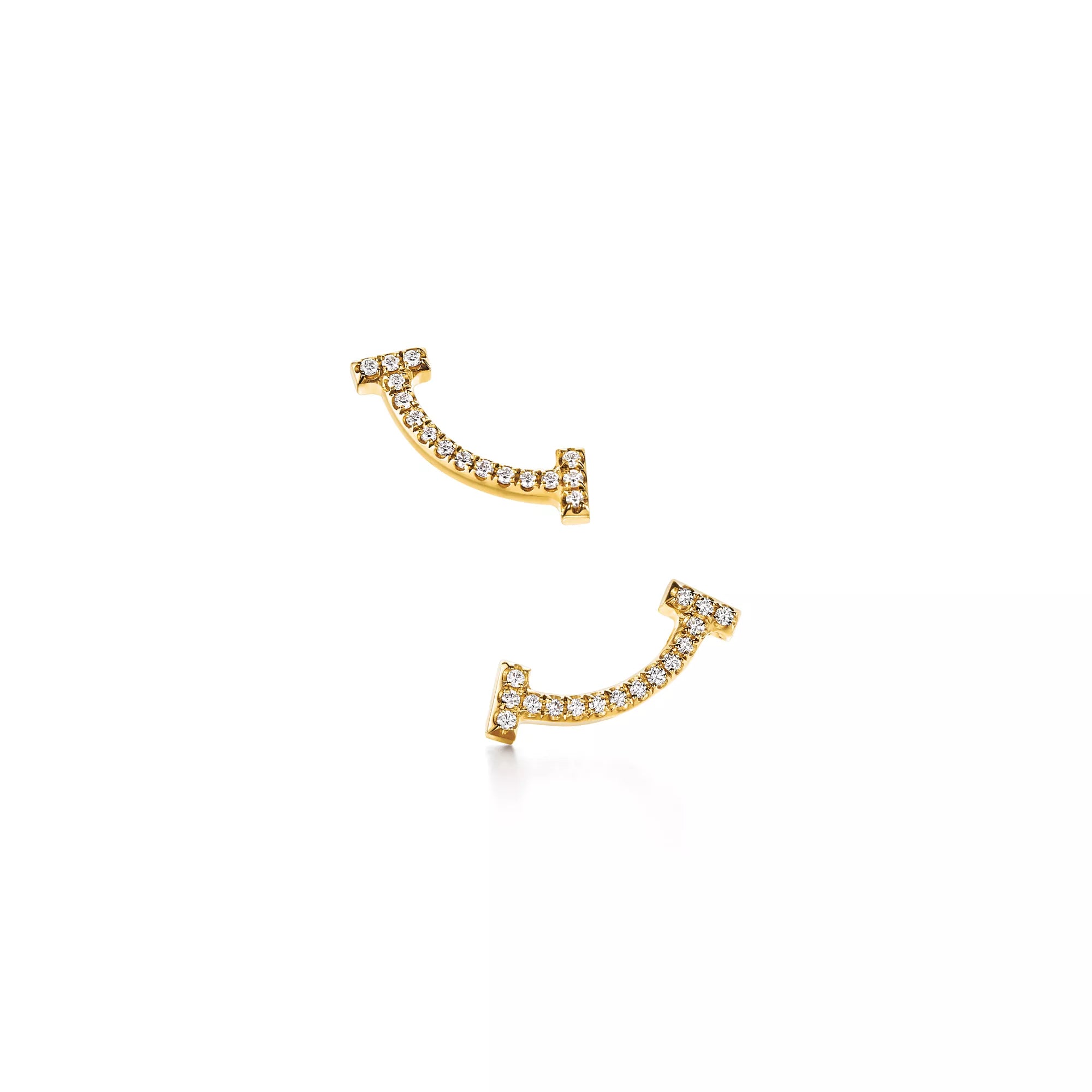 Carave Paris Pavé Curved T-Bar Stud Earring