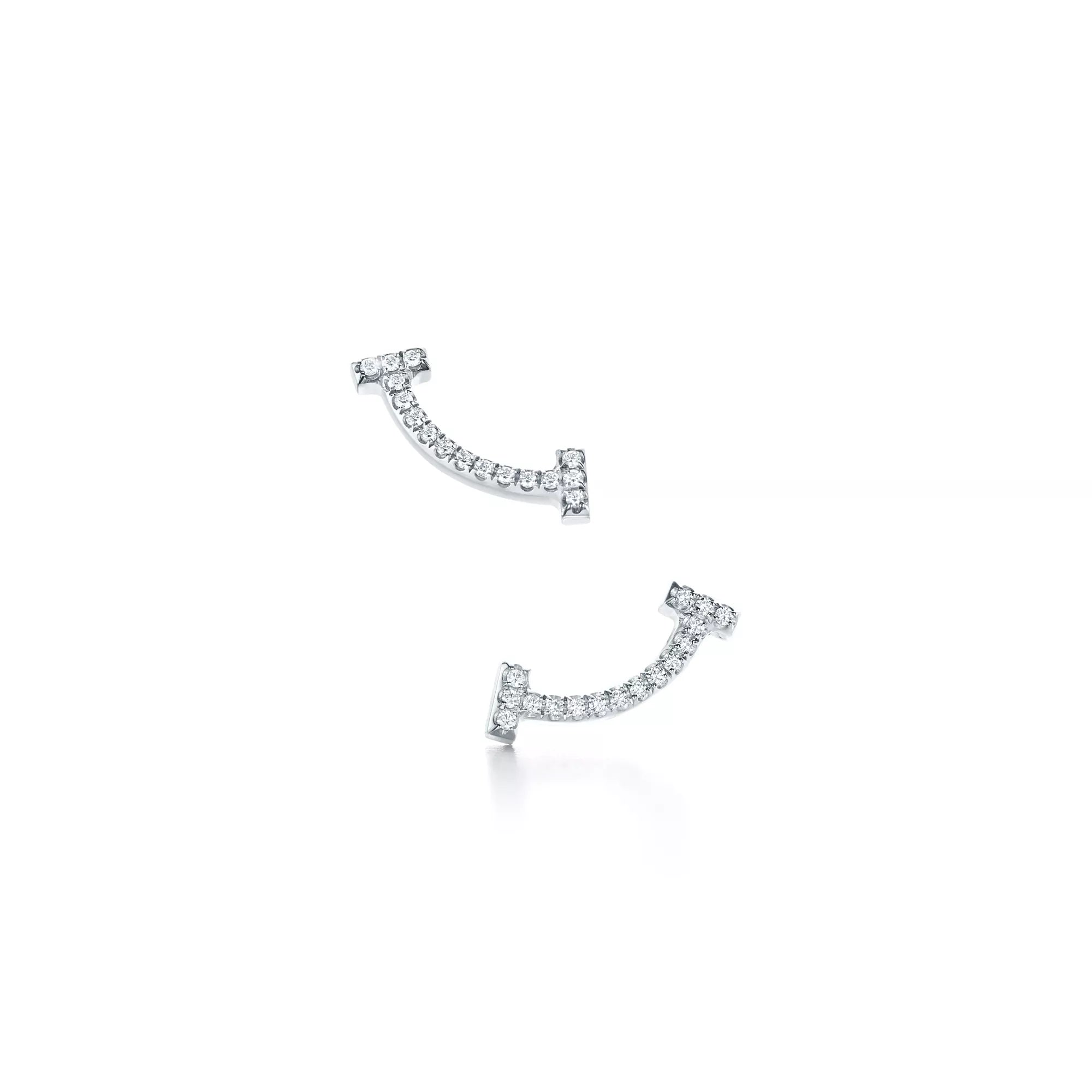Carave Paris Pavé Curved T-Bar Stud Earring