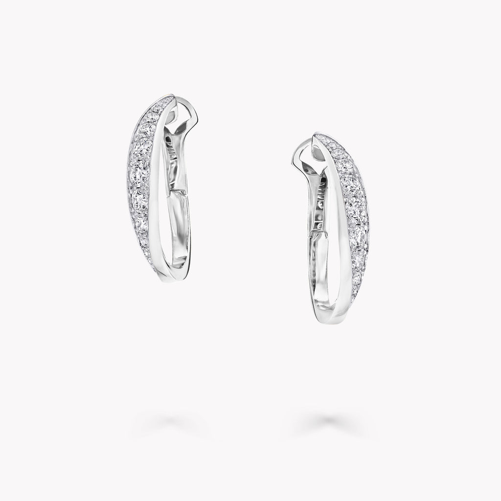 Carave Paris Pavé Diamond Huggie Earrings