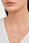 Carave Paris Pavé Fan Diamond Pendant Necklace Premium