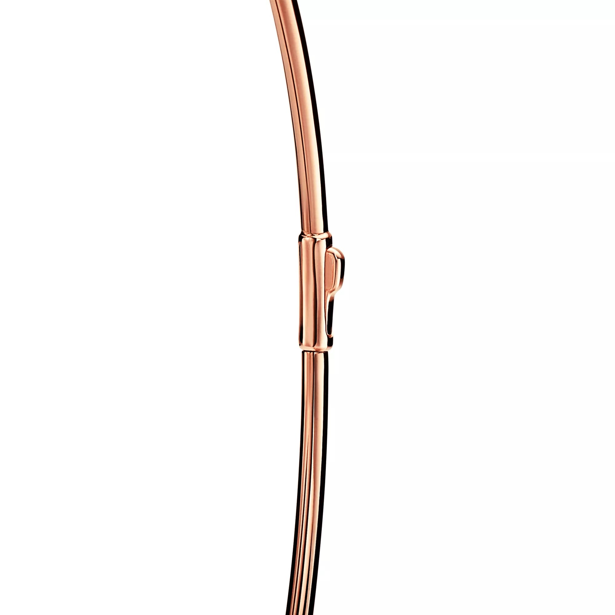 Carave Paris Pavé Knot Collar Necklace in Rose Gold