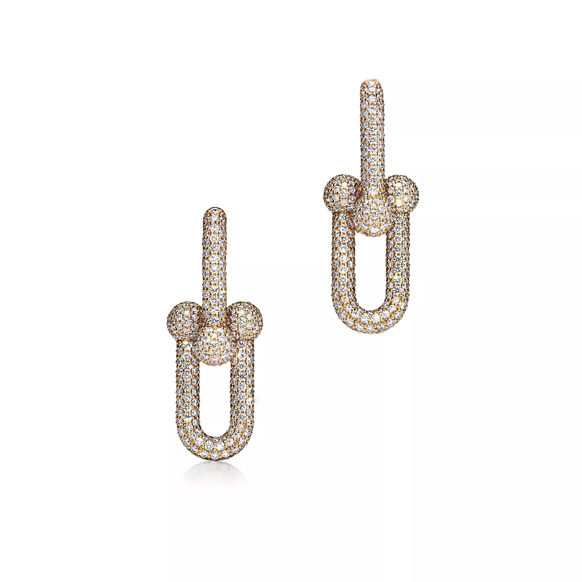 Carave Paris Pavé Link Drop Earrings
