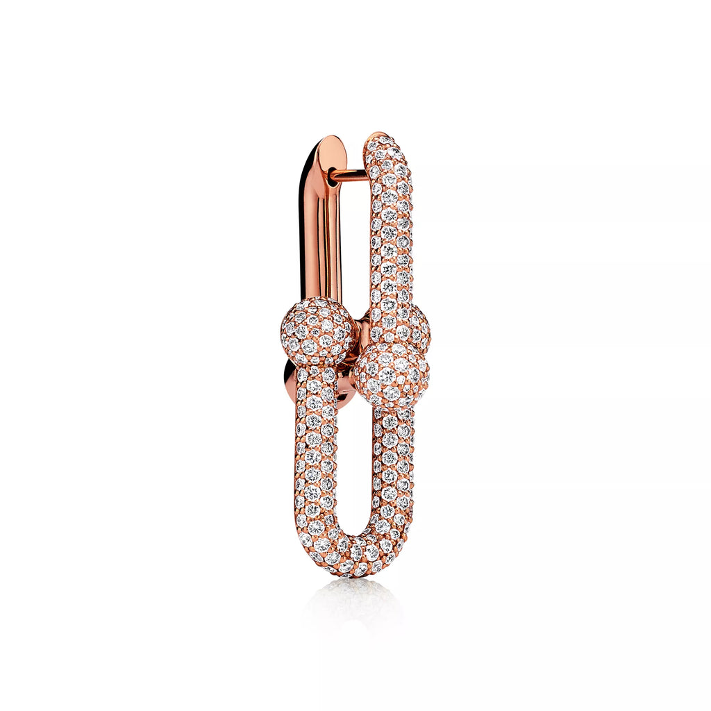 Carave Paris Pavé Link Drop Earrings