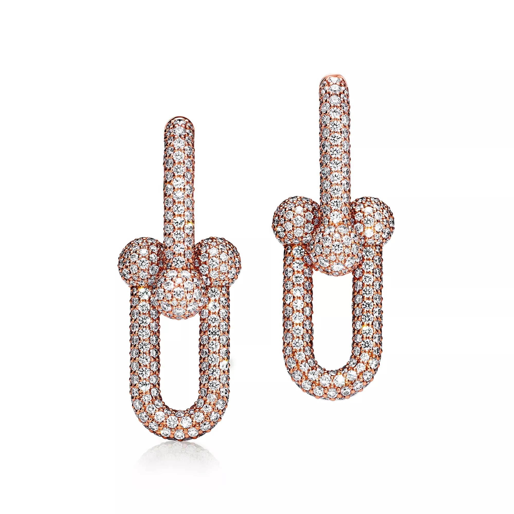 Carave Paris Pavé Link Drop Earrings