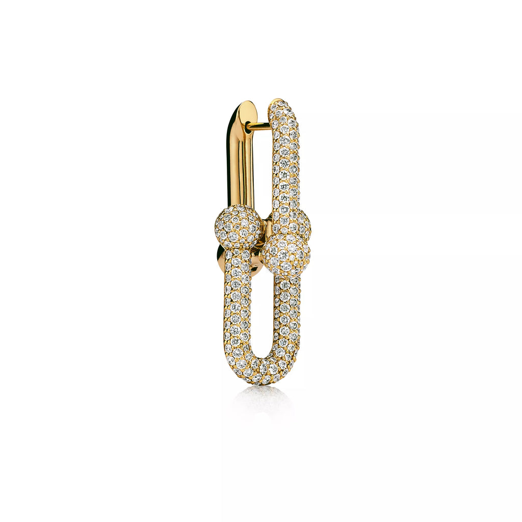 Carave Paris Pavé Link Drop Earrings
