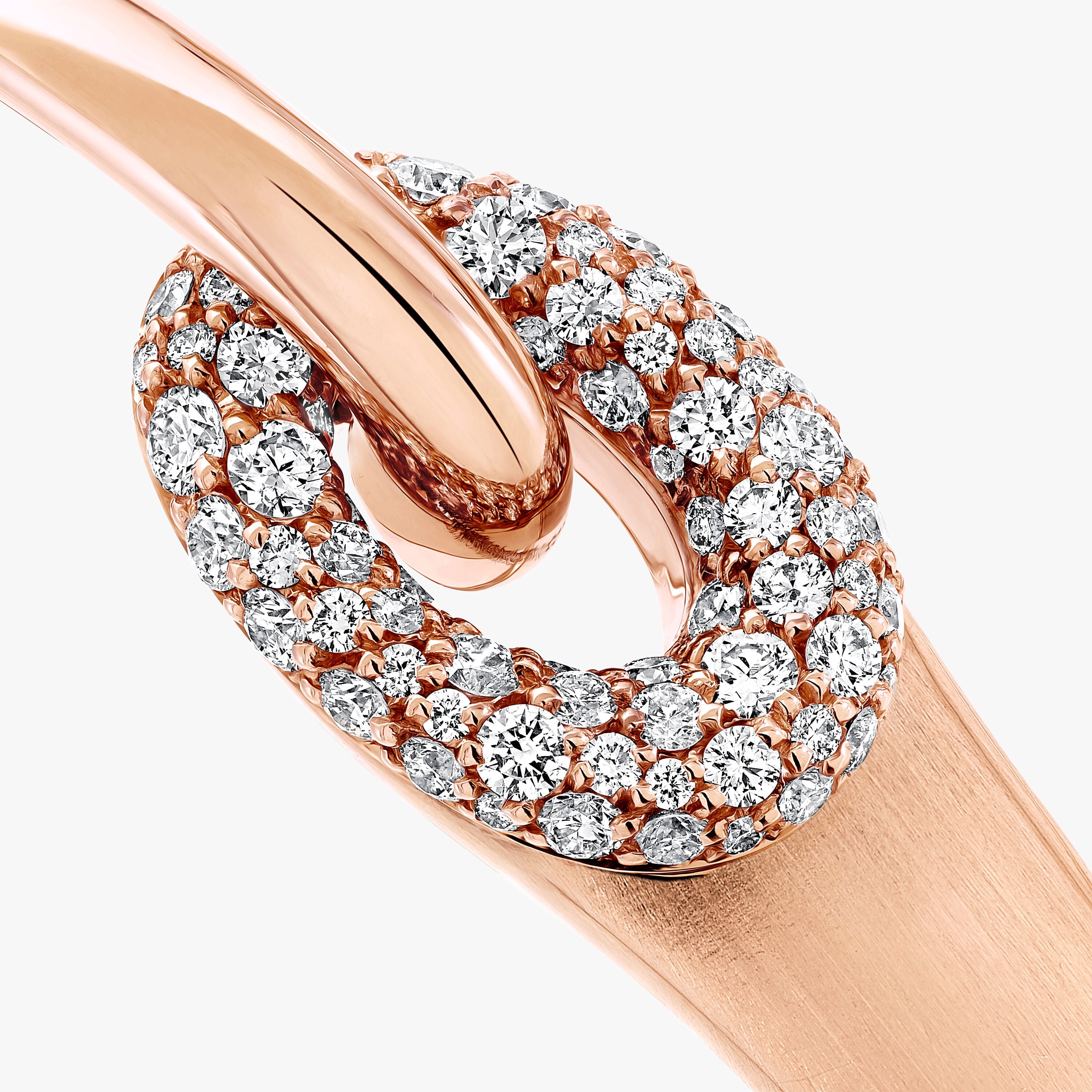 Carave Paris Pavé Link Hoop Earrings