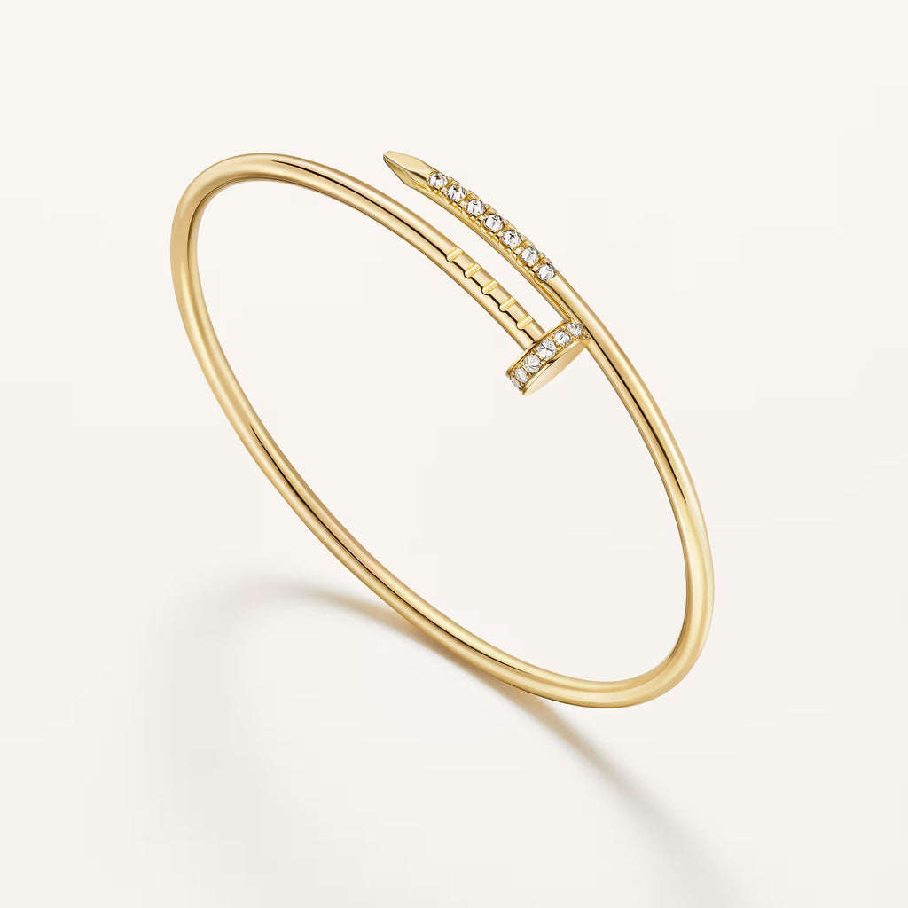 Carave Paris Pavé Nail Wrap Bangle Bracelet