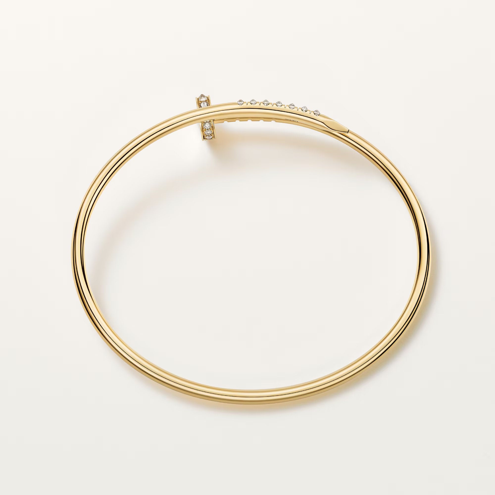 Carave Paris Pavé Nail Wrap Bangle Bracelet