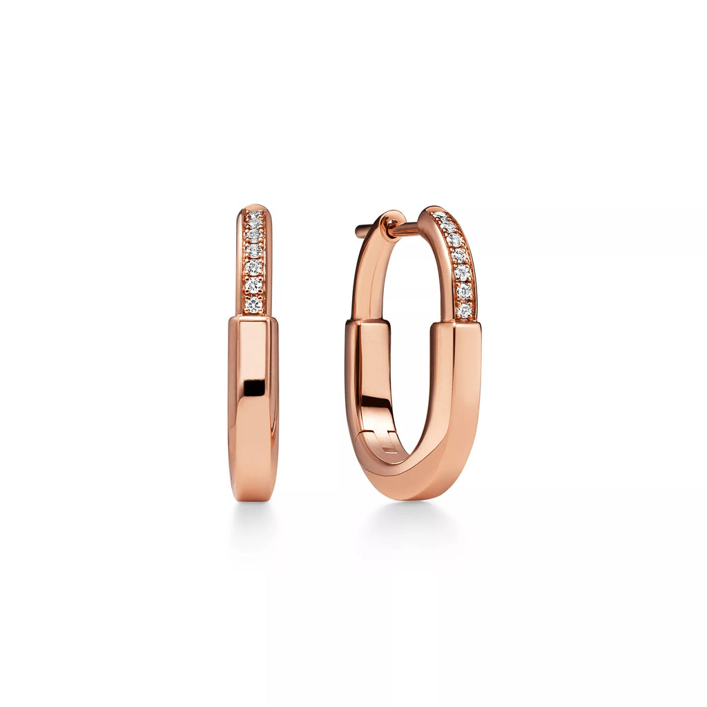 Carave Paris Pavé Rectangular Huggie Hoop Earrings