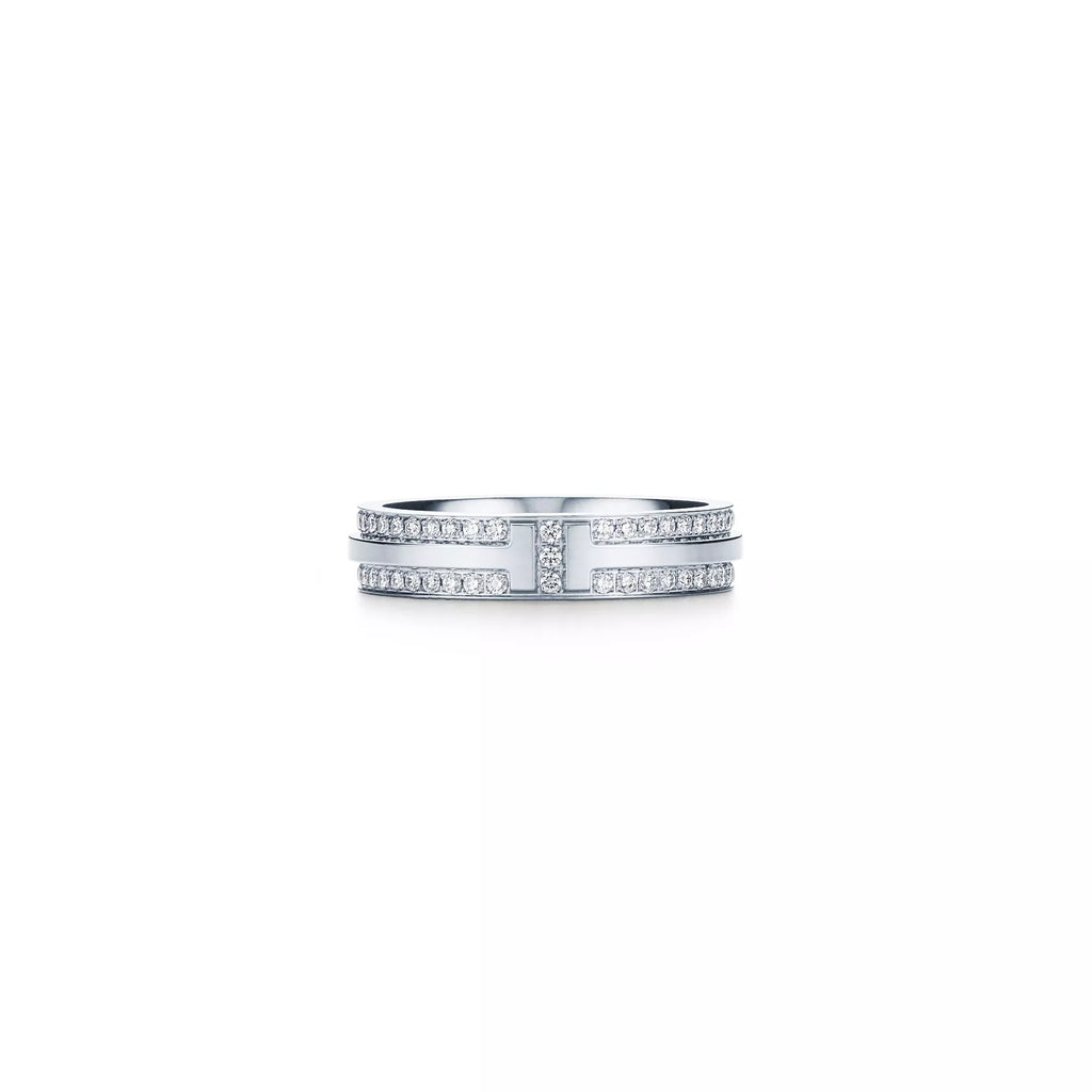 Carave Paris Pavé Rope Edge Diamond Band Ring
