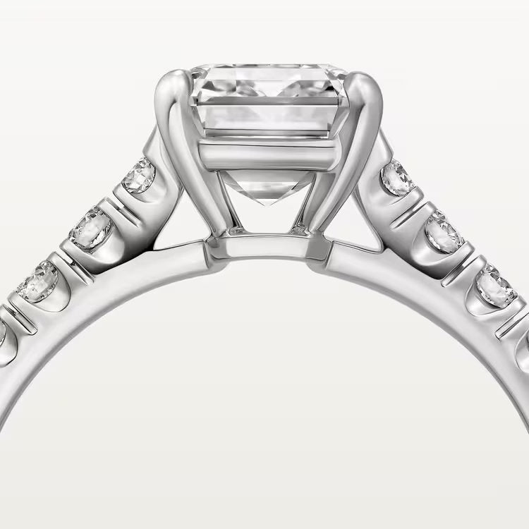 Carave Paris Pavé Round Solitaire Ring