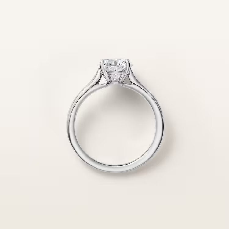Carave Paris Pavé Round Solitaire Ring