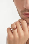 Carave Paris Pavé Serpentine Wrap Band Ring