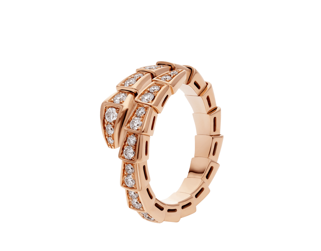 Carave Paris Pavé Serpentine Wrap Band Ring