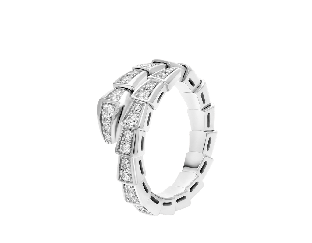 Carave Paris Pavé Serpentine Wrap Band Ring