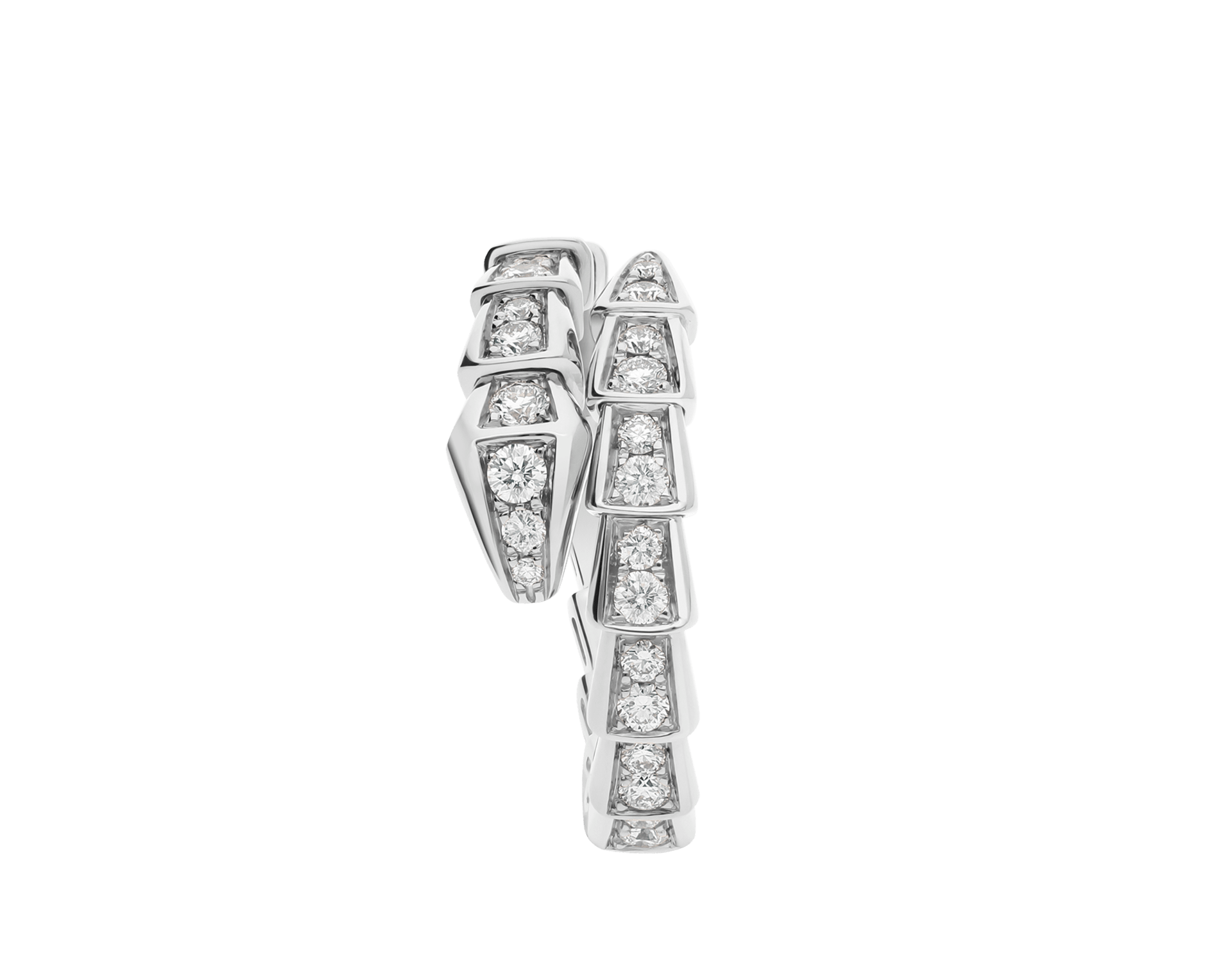 Carave Paris Pavé Serpentine Wrap Band Ring