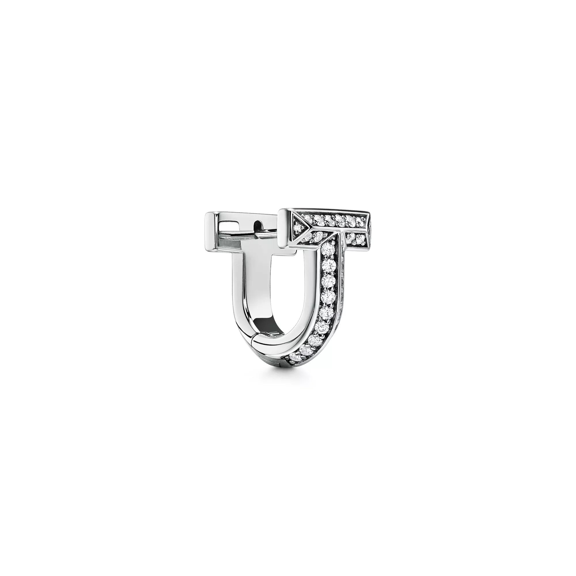 Carave Paris Pavé T-Shape Huggie Earring