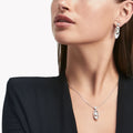 Carave Paris Pear Diamond Drop Pendant Necklace