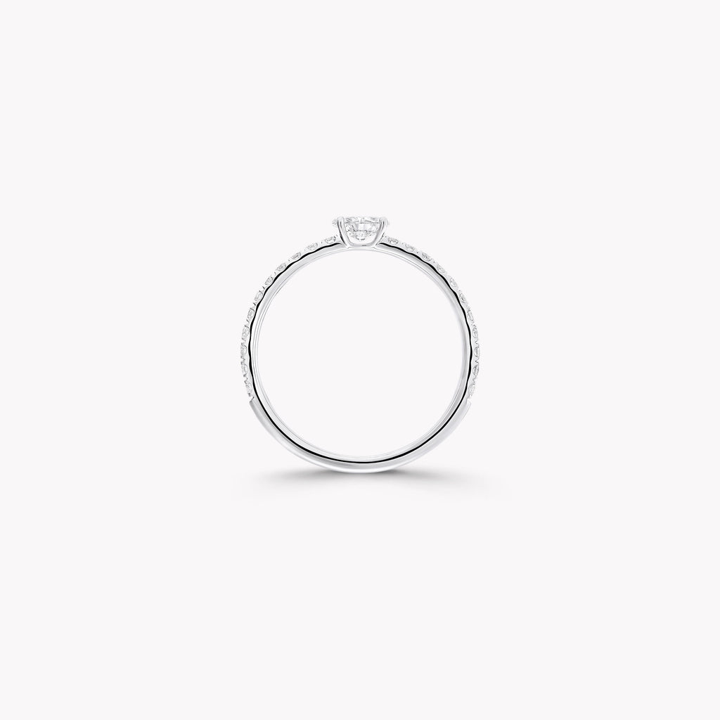 Carave Paris Pear Diamond Solitaire Ring