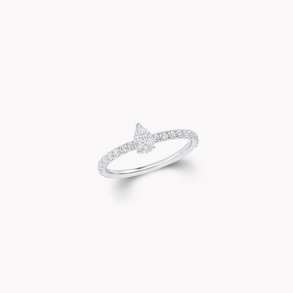 Carave Paris Pear Diamond Solitaire Ring
