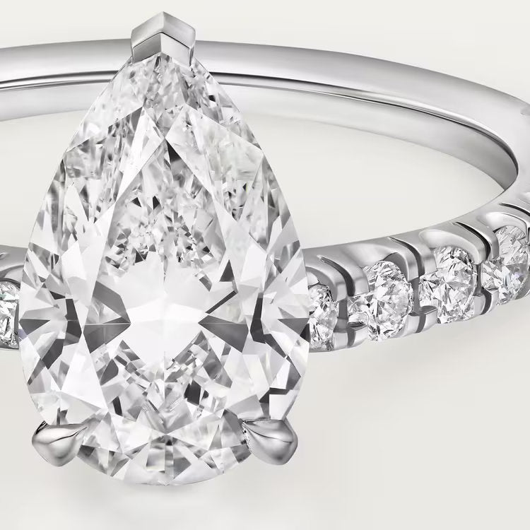 Carave Paris Pear Solitaire Ring